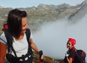 Dal MONTE MADONNINO (2502 m.), salito dalla ripida cresta nord e sceso dal pietroso canalone ovest,ai LAGHI DEI CURIOSI, CABIANCA e ZELTO, il 22 settembre 2013 - FOTOGALLERY